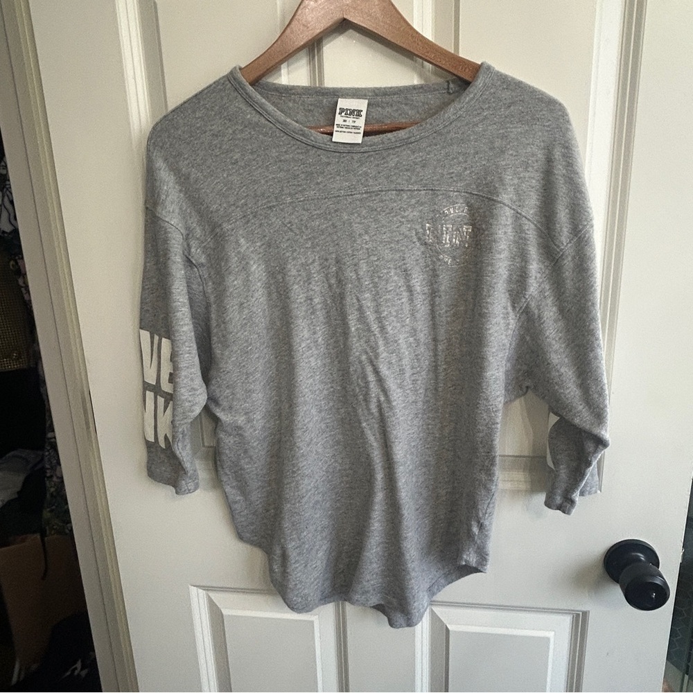 GUC Pink by Victoria’s Secret size XS  dolman sleeve tee. LOVE PINK on sleeves. - Picture 4 of 8